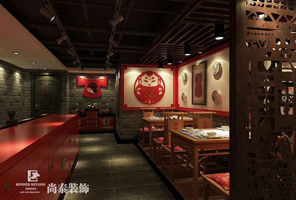 深圳中式餐厅装修设计