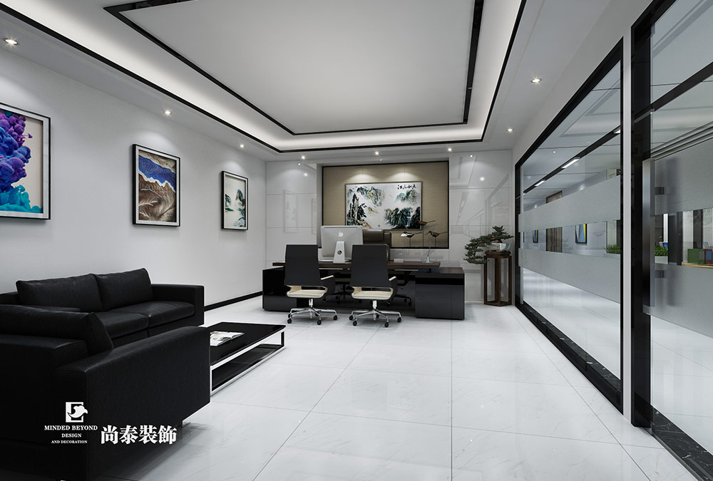深圳龙岗坪地医疗器械公司办公设计装修效果图 
