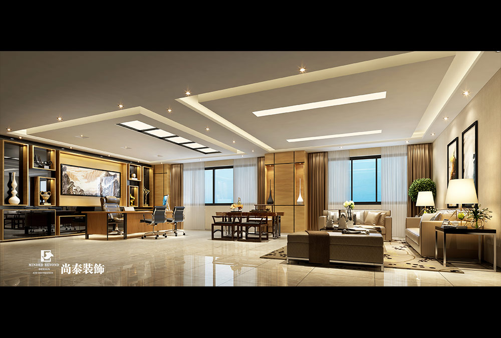 深圳龙岗坪地医疗器械公司办公设计装修效果图 