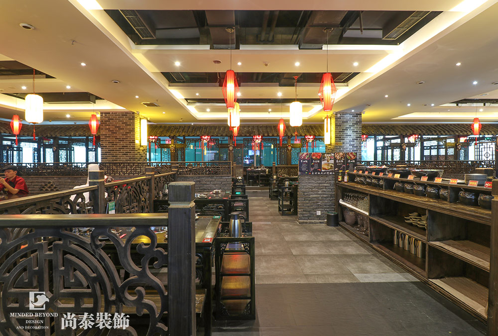 中式火锅店装修