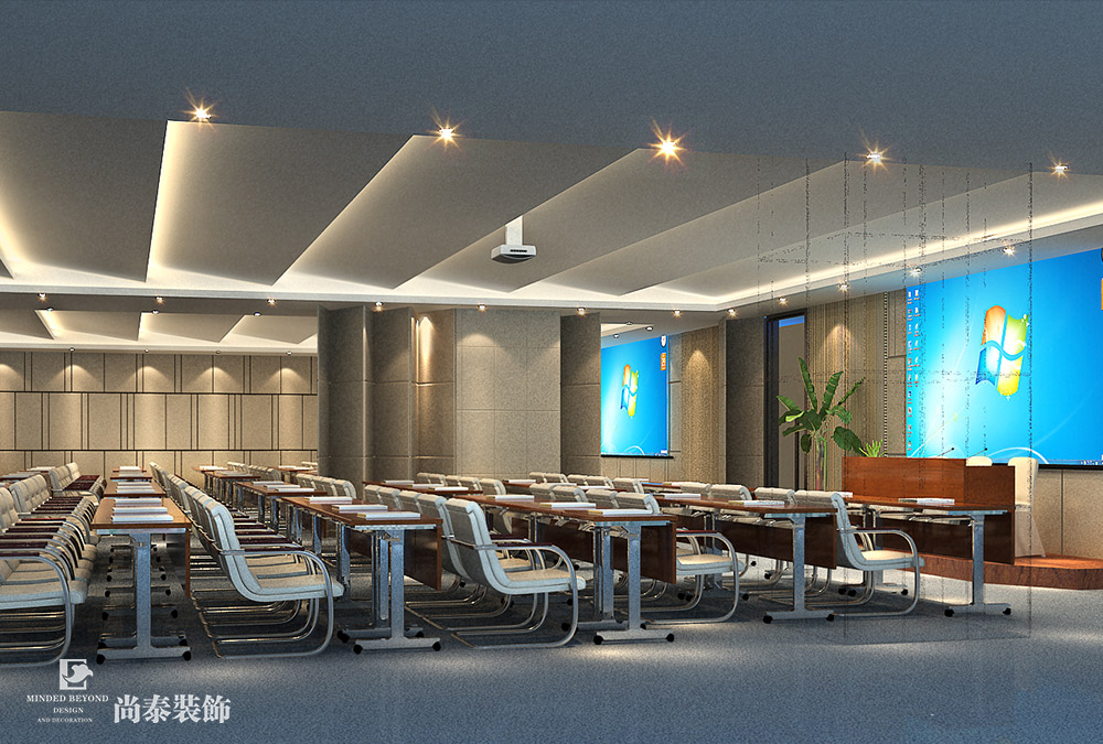 深圳龙华宝能科技园IT企业办公室装修效果图 