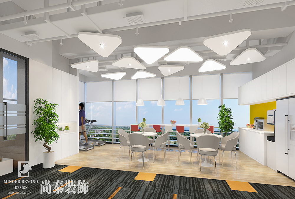深圳龙岗坂田物流公司办公空间装修设计效果图