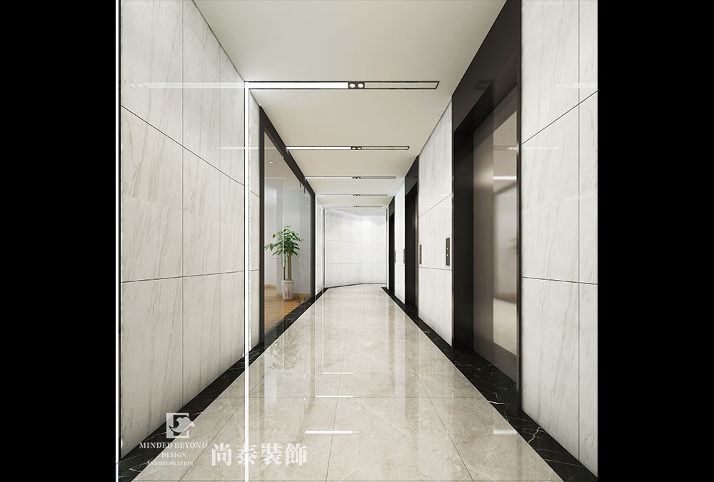 深圳盐田金港盛世华庭物流公司装修设计效果图