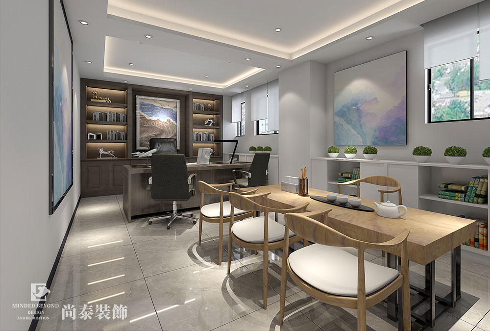 东莞清溪启童家具办公室装修设计效果图 