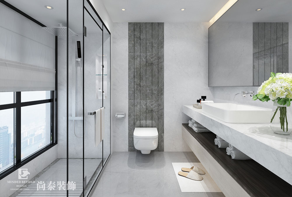 现代轻奢大宅装修,装修效果图,壹城中心