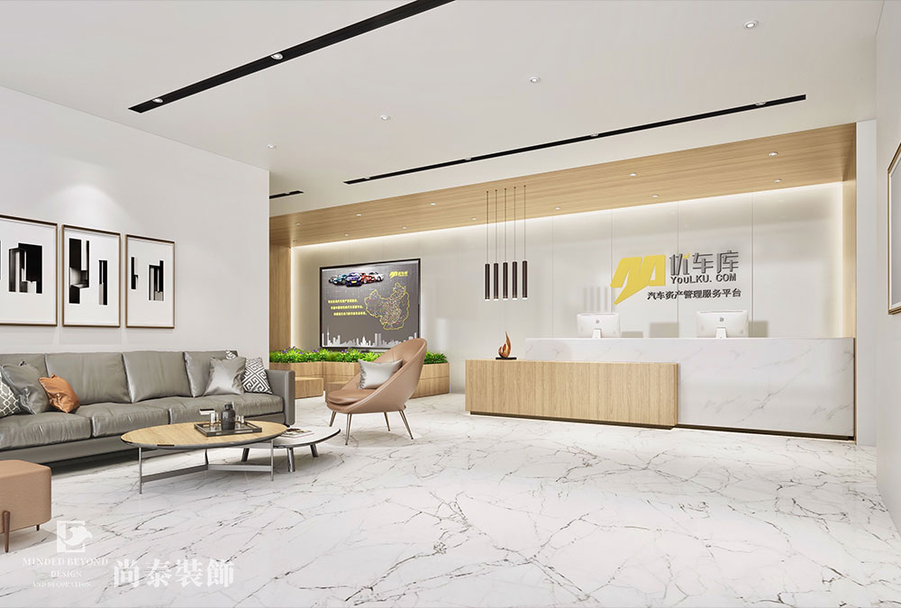 深圳福田富林物流大厦网络科技公司办公室装修