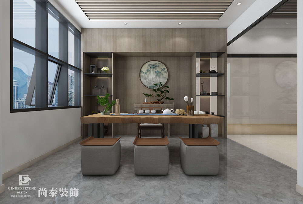 深圳宝安西乡家政服务公司办公室装修设计