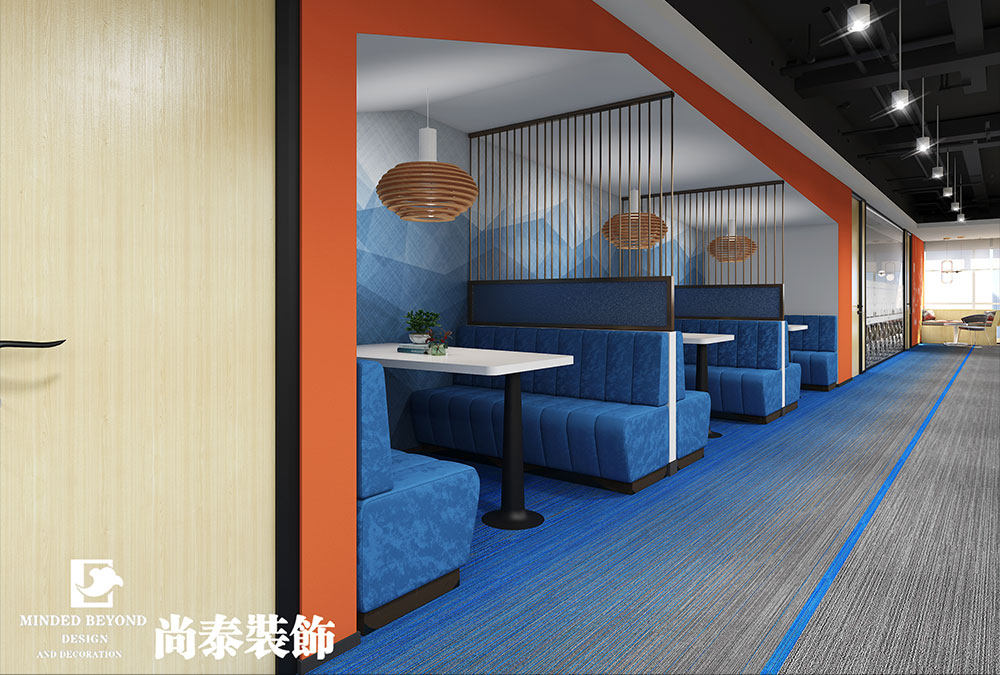 深圳福田车公庙电子科技公司办公室设计装修
