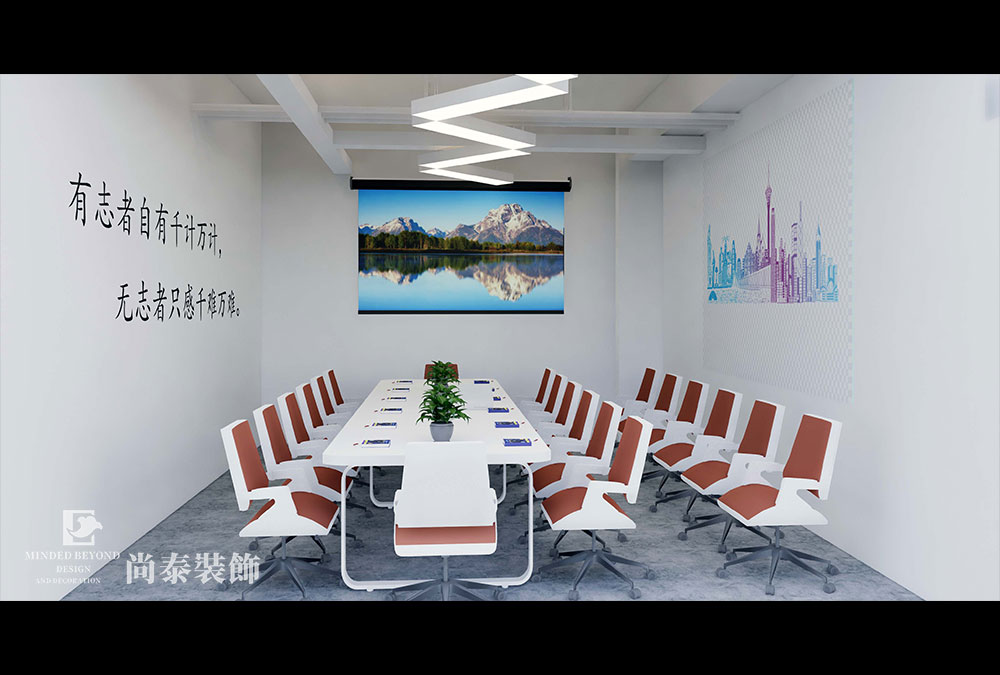 深圳龙岗坂田手造文化街广告公司装修设计效果图