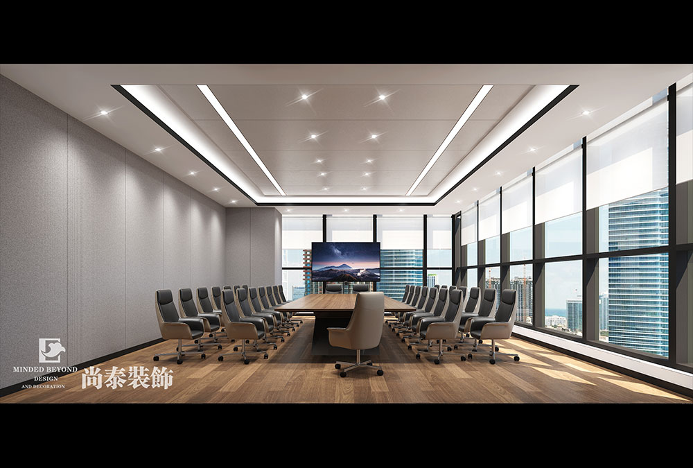 深圳龙岗智慧家园人力资源办公室改造装修效果图