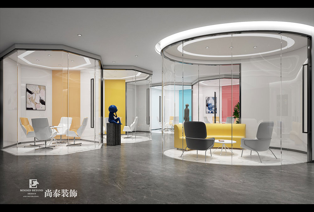 深圳光明金鹏源辐照工业园精密科技办公室装修设计