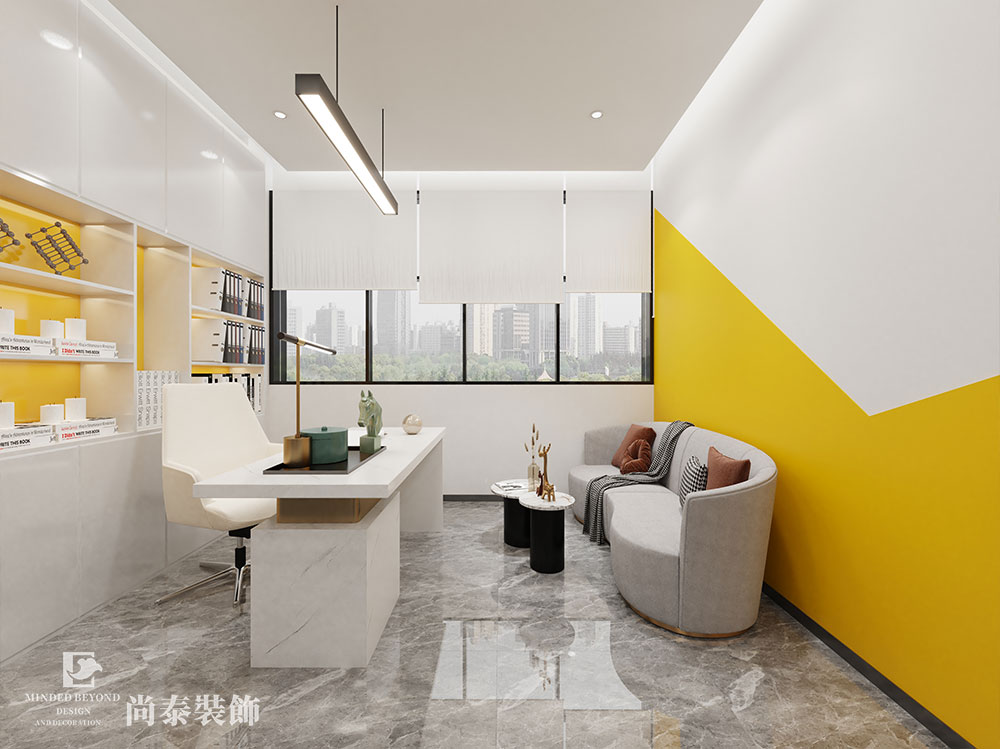 深圳宝安众里创新社区互联网办公室装修效果图