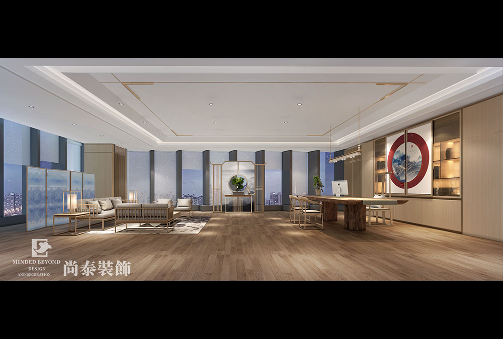深圳南山创智云城智能科技公司办公室装修设计 