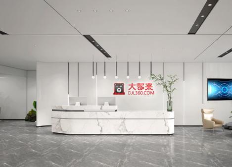 深圳龙华科技公司展厅设计效果图