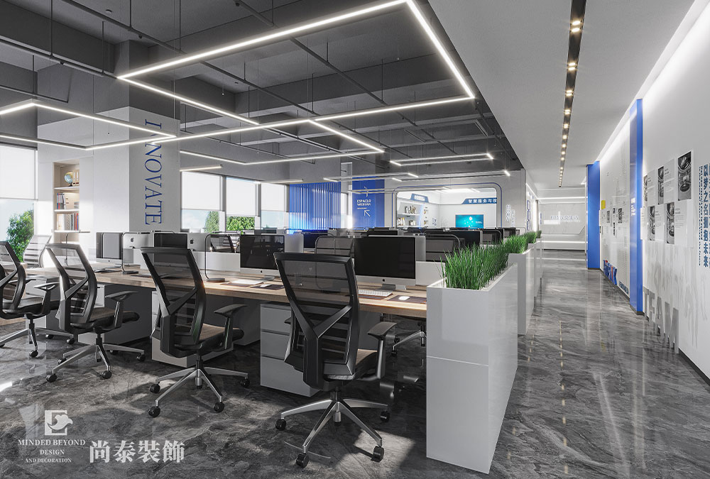 东莞京东智谷产业园科技公司办公室装修