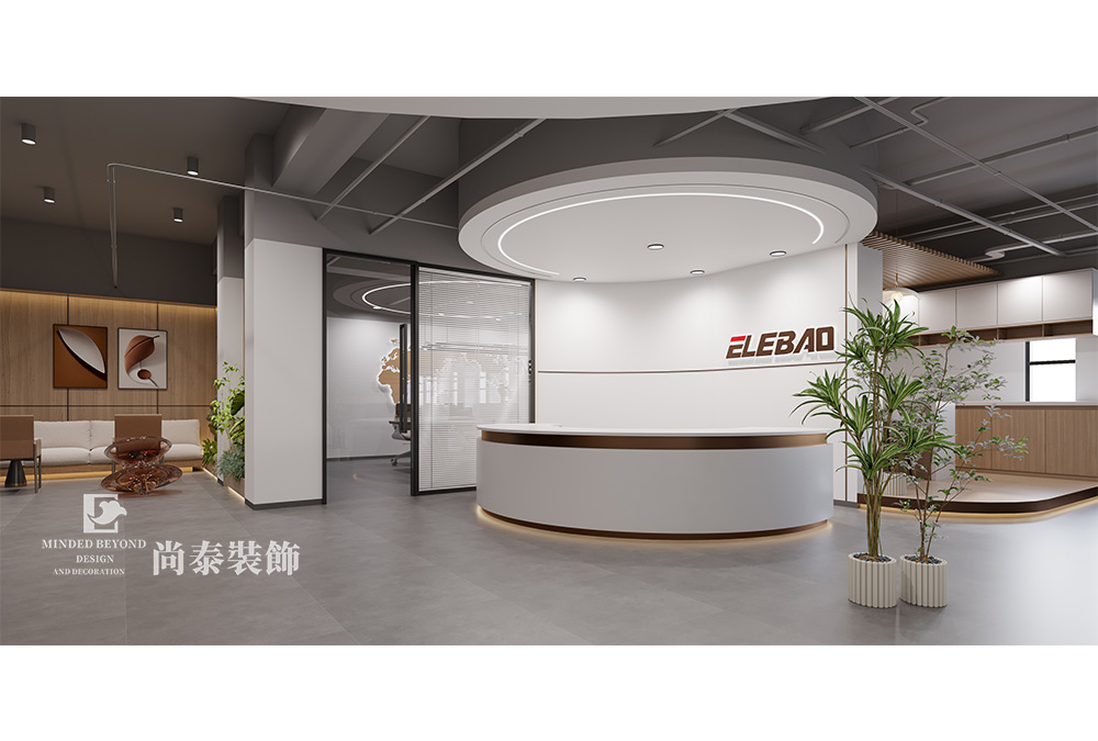 深圳宝安智汇创新中心写字楼360平米科技公司办公室设计装修