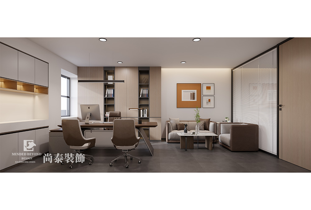 深圳宝安智汇创新中心写字楼360平米科技公司办公室设计装修
