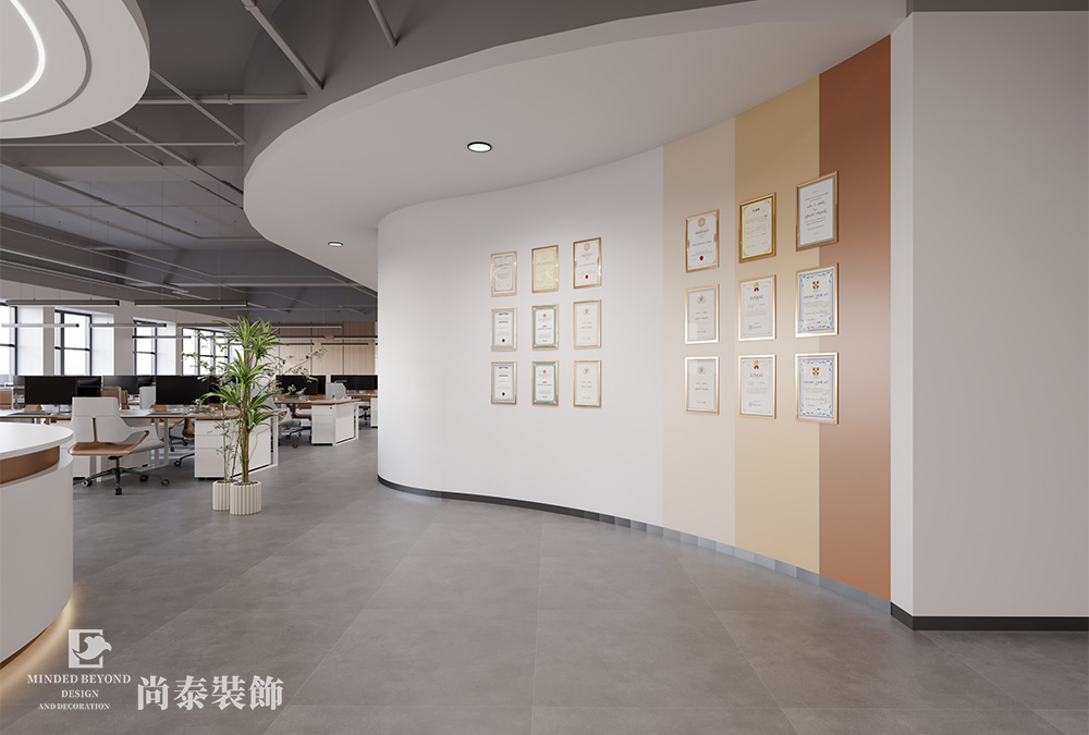 深圳宝安智汇创新中心写字楼360平米科技公司办公室设计装修